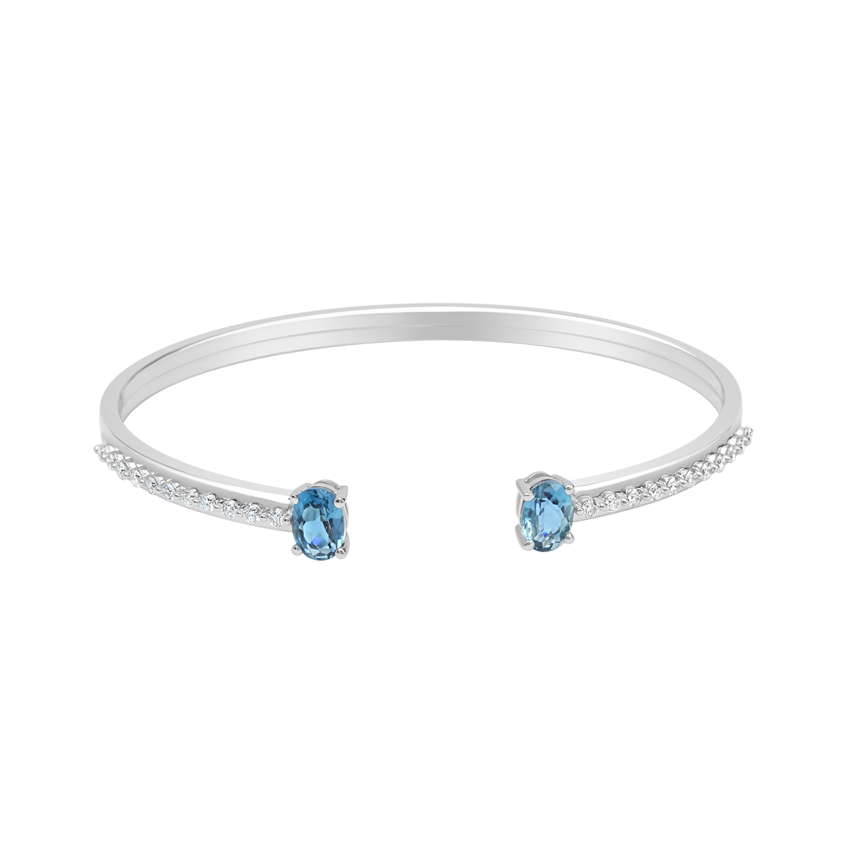 18 K White Gold Londonbluetopaz