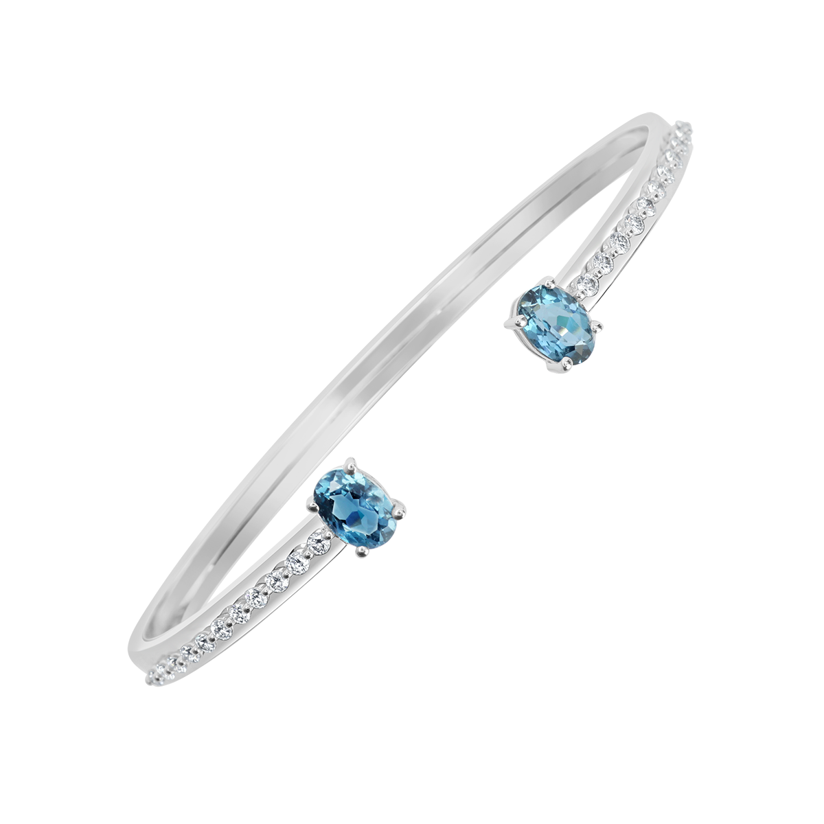 18 K White Gold Londonbluetopaz