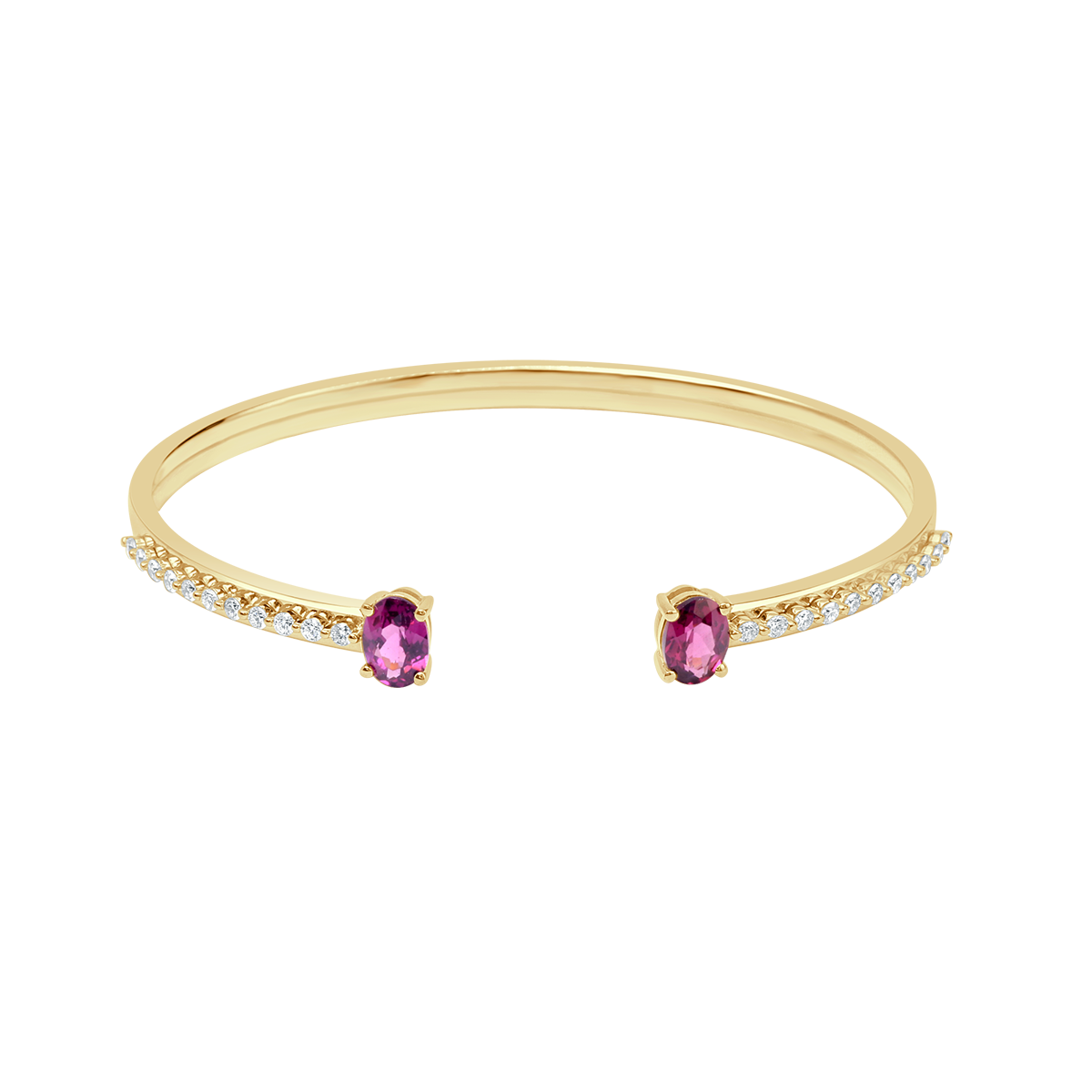 18 K Yellow Gold Garnet