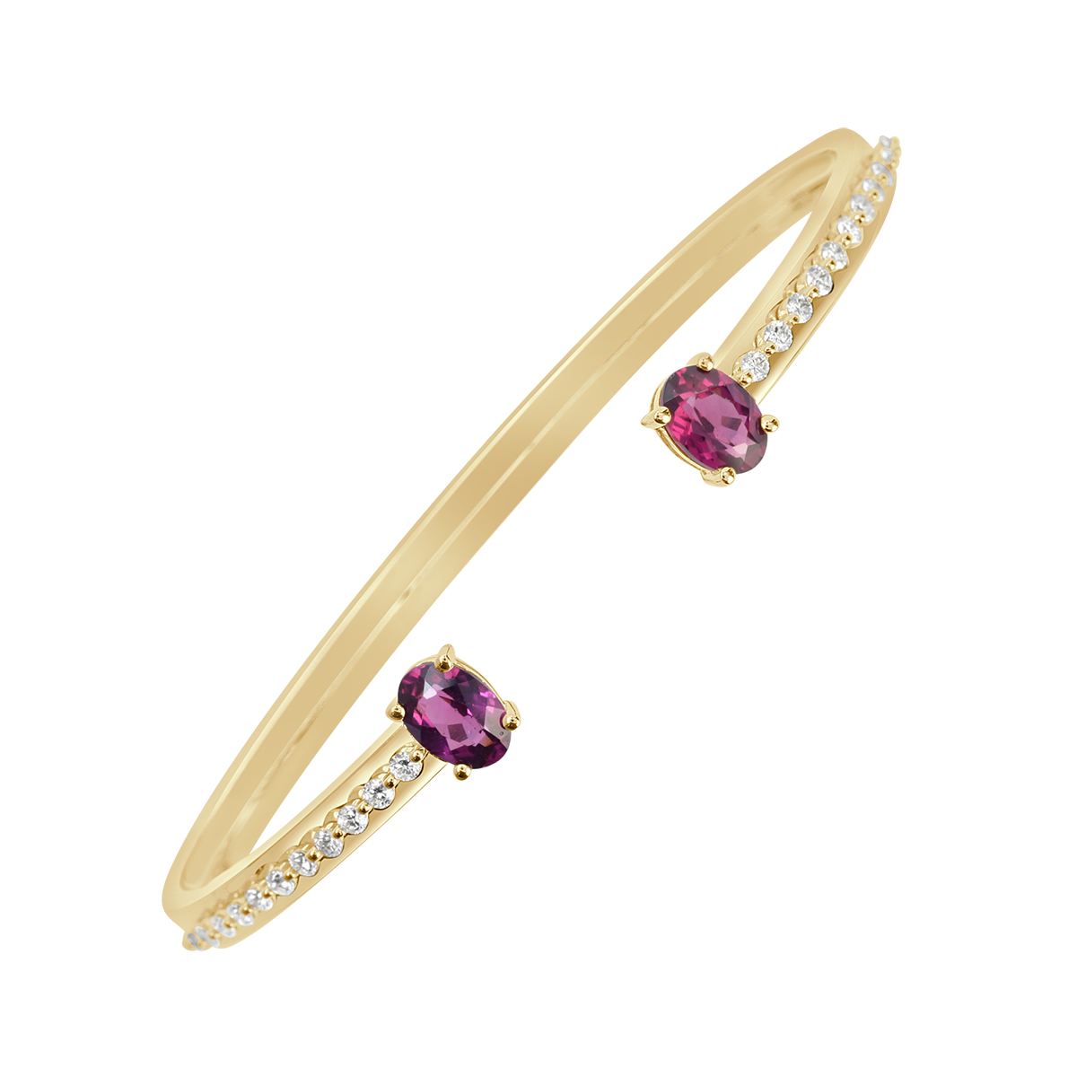 18 K Yellow Gold Garnet