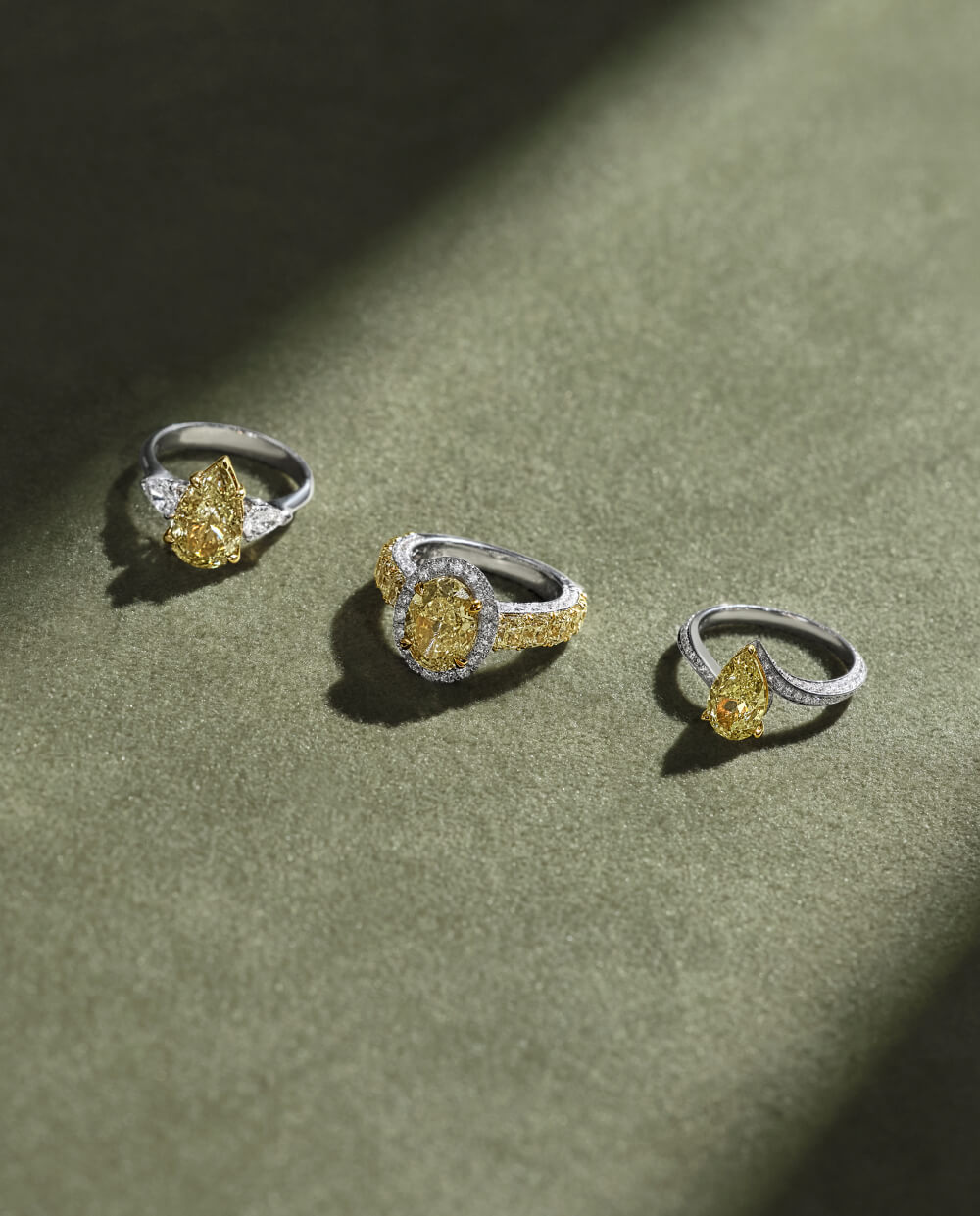 Exclusive Bridal Natural Yellow Diamonds