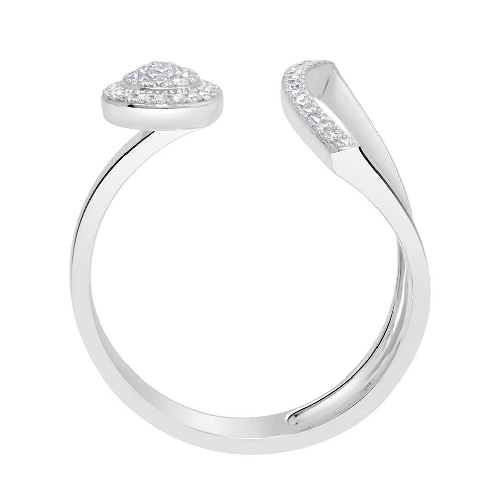 18 K White Gold