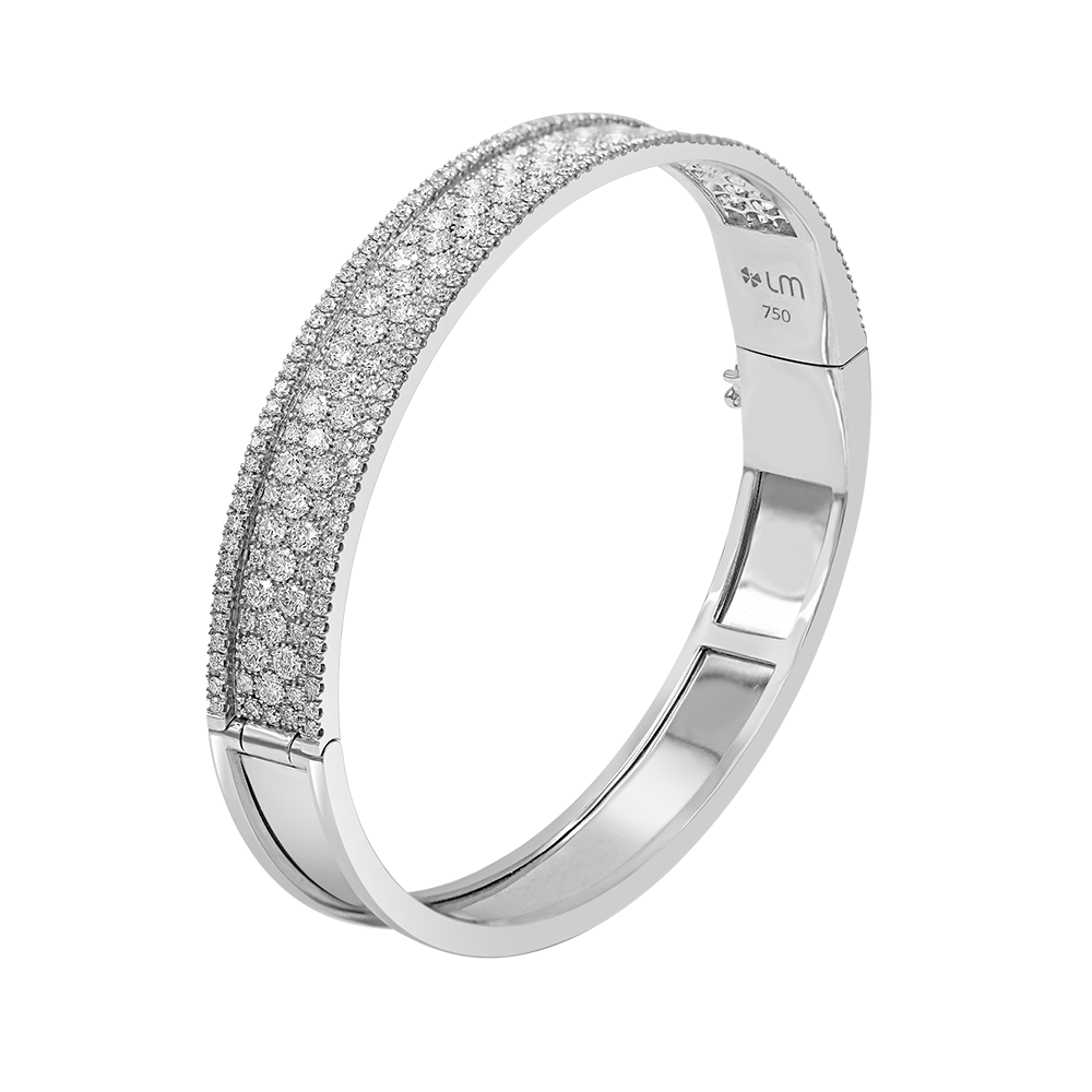 18 K White Gold