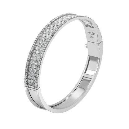 18 K White Gold