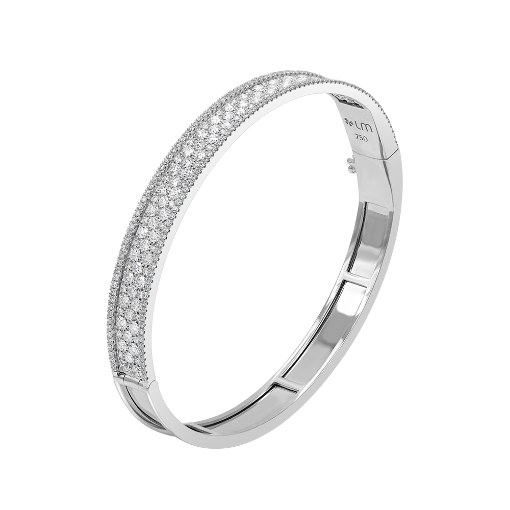 18 K White Gold