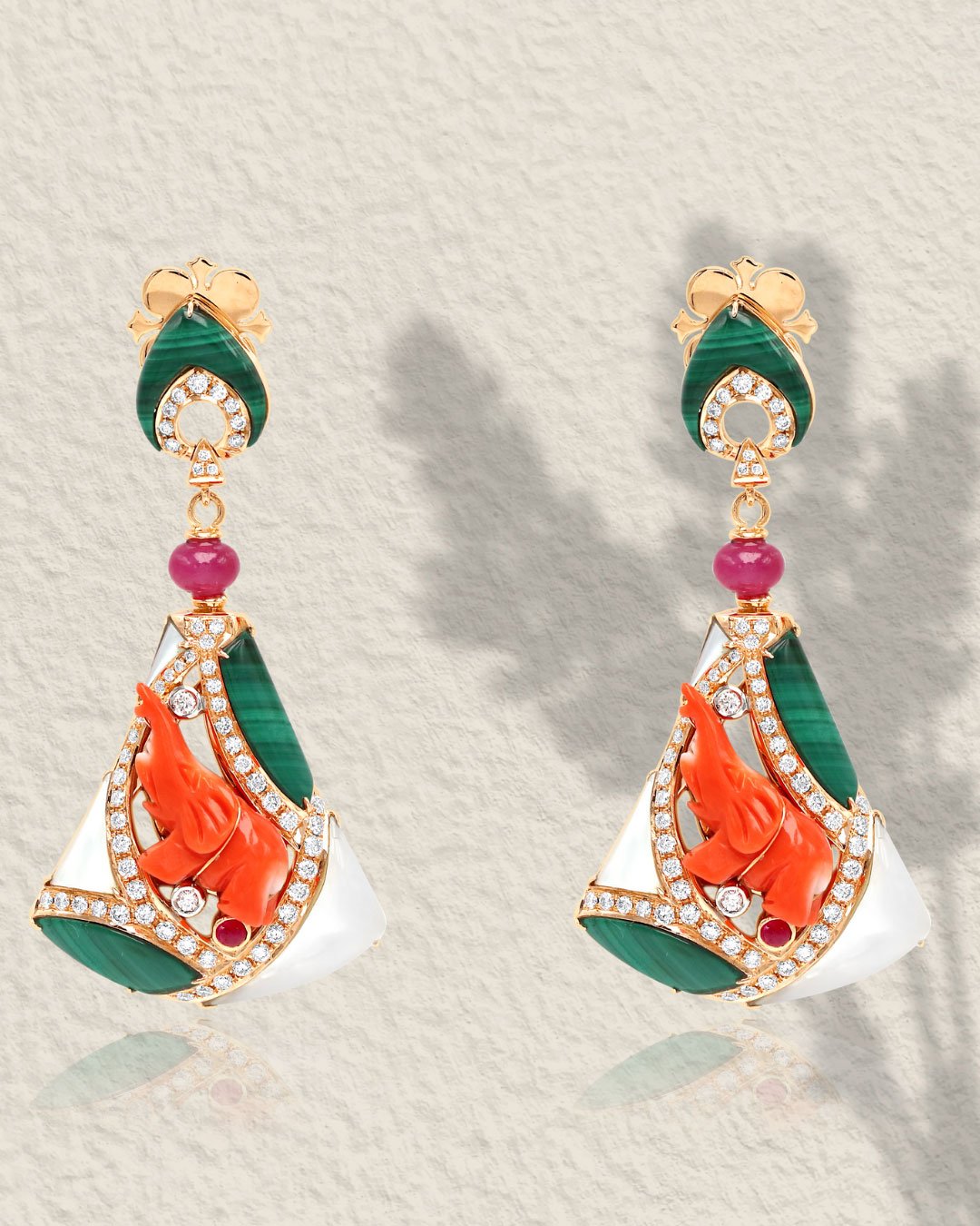 Imperia Coral Earrings