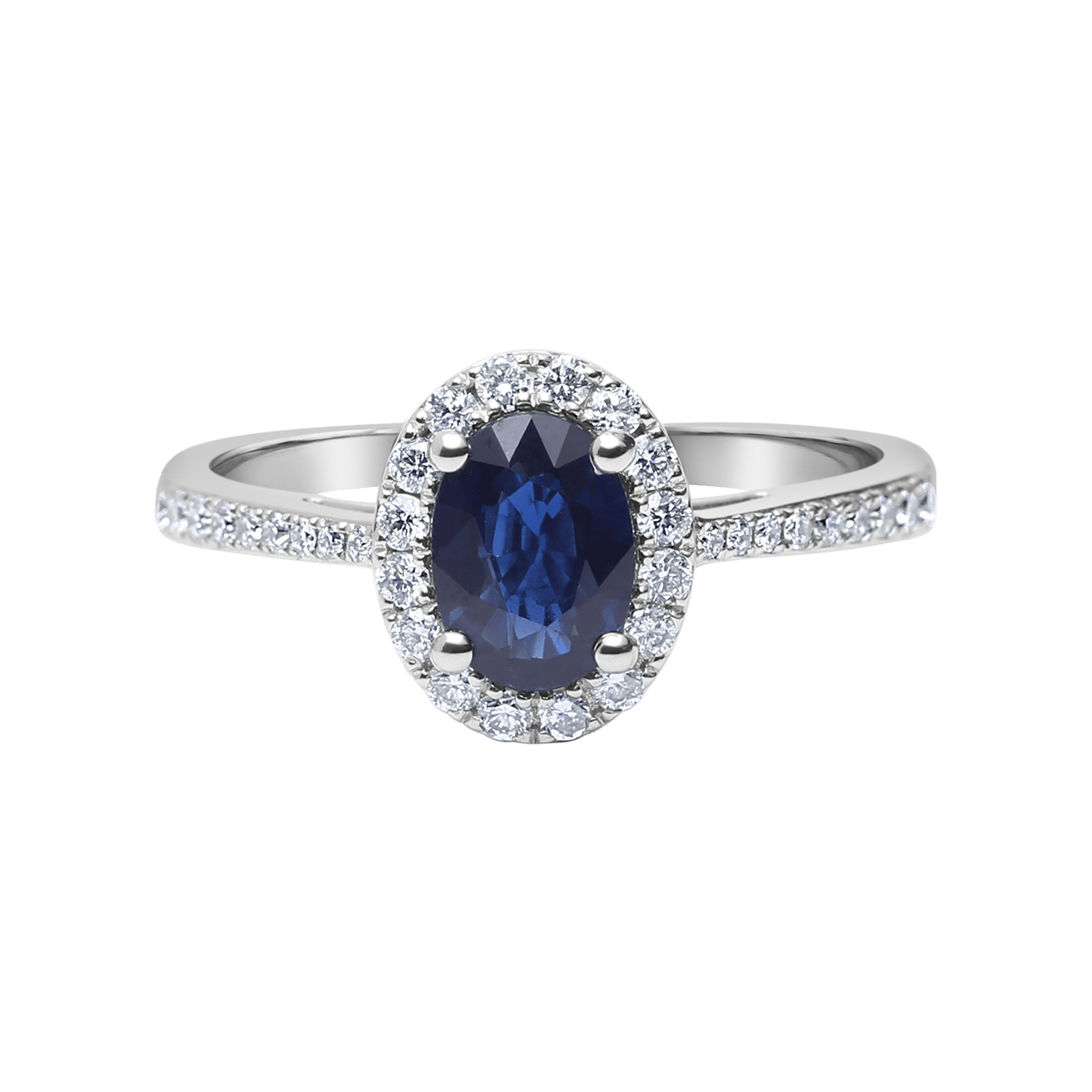 18 K White Gold Sapphire