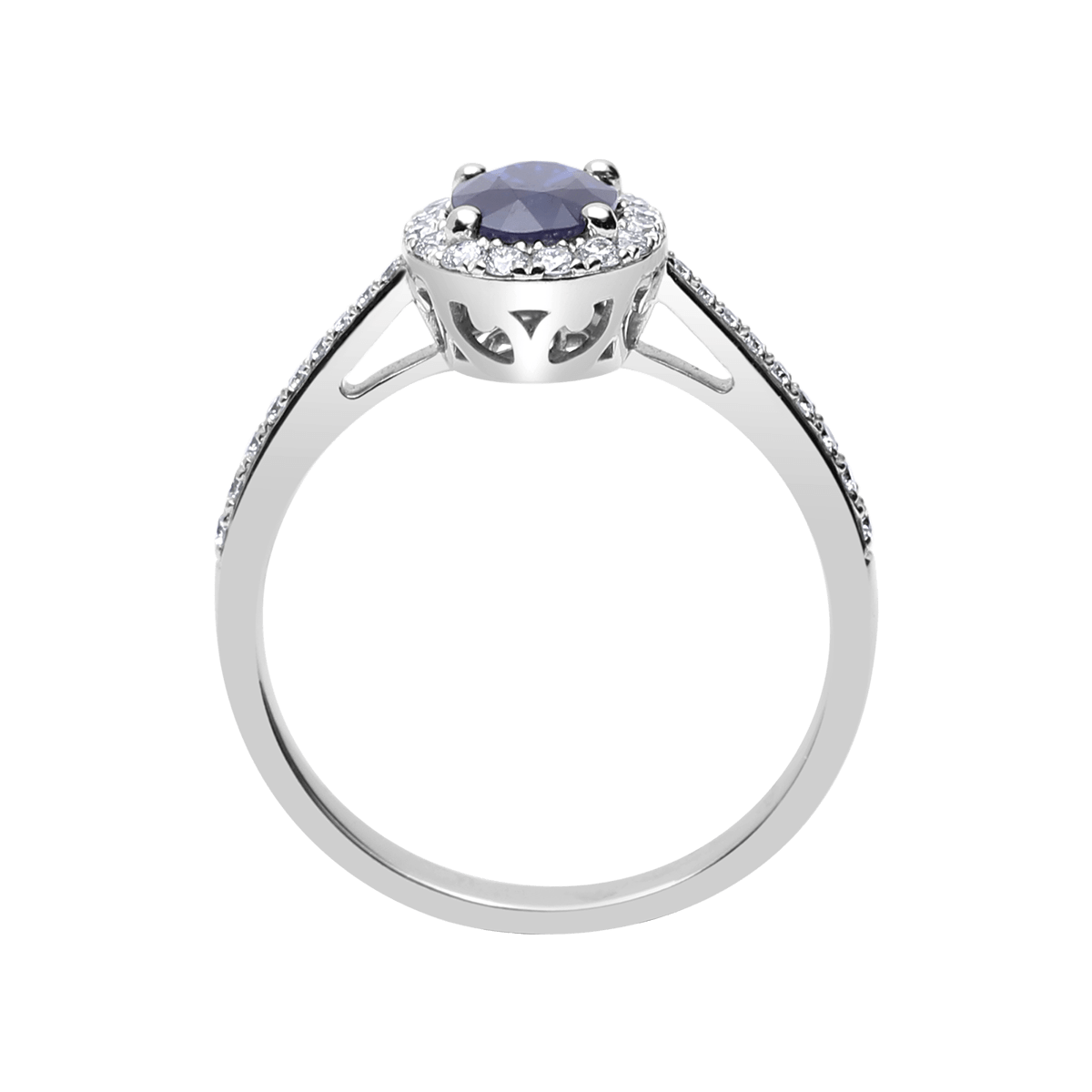 18 K White Gold Sapphire