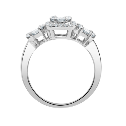 18 K White Gold