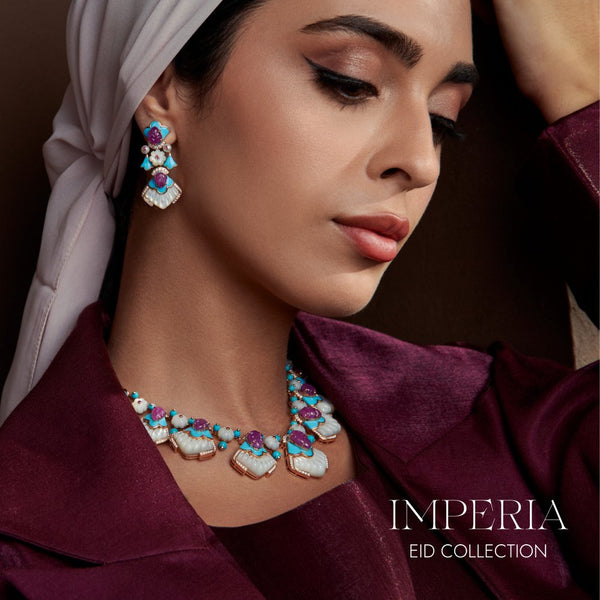 Imperia collection mobile banner by La Marquise Jewellery